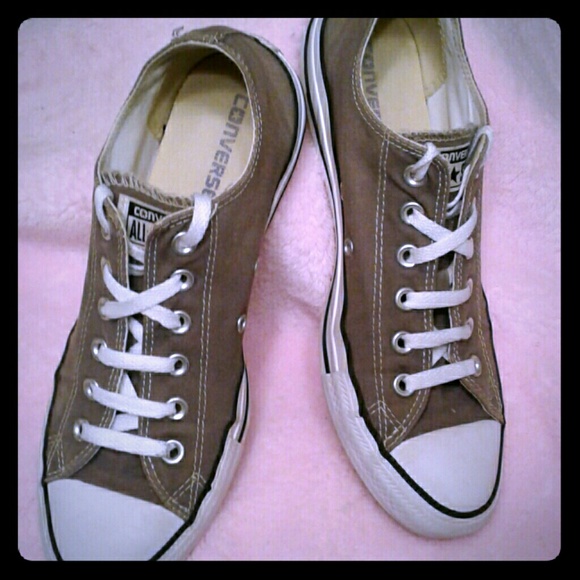 Converse Other - Men's 8(Women's Size 10) Olive Converse Tennis